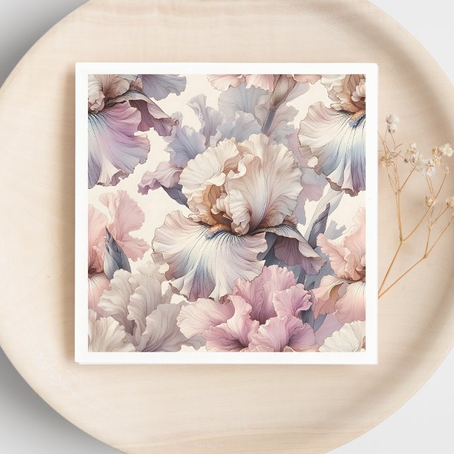 Servilleta De Papel Romántico Chic Blush Floral Acuarela  (Subido por el creador)
