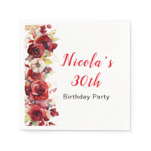 Romántico Roses Roses Roses Floral Cumpleaños