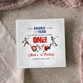 Servilleta De Papel Rookie de béisbol Fiesta Napkins