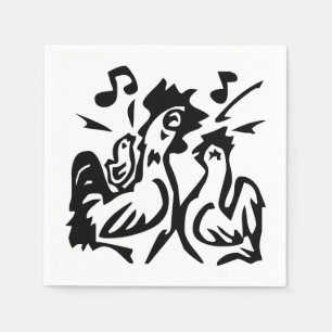 Servilleta De Papel Rooster