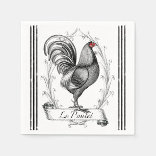 Servilleta De Papel Rooster francés Le Poulet