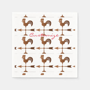 Servilleta De Papel Rooster Weathervane Thunder_Cove