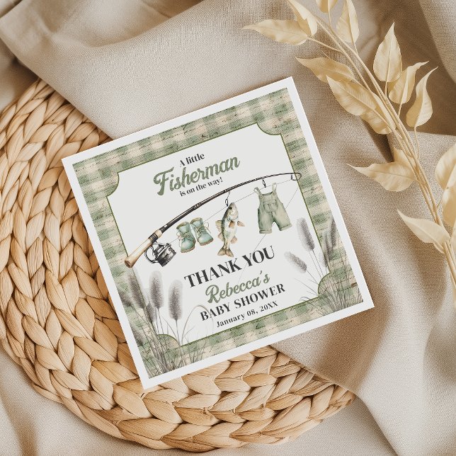 Servilleta De Papel Ropa a cuadros de pescador Cuerda para tender la r (Subido por el creador)