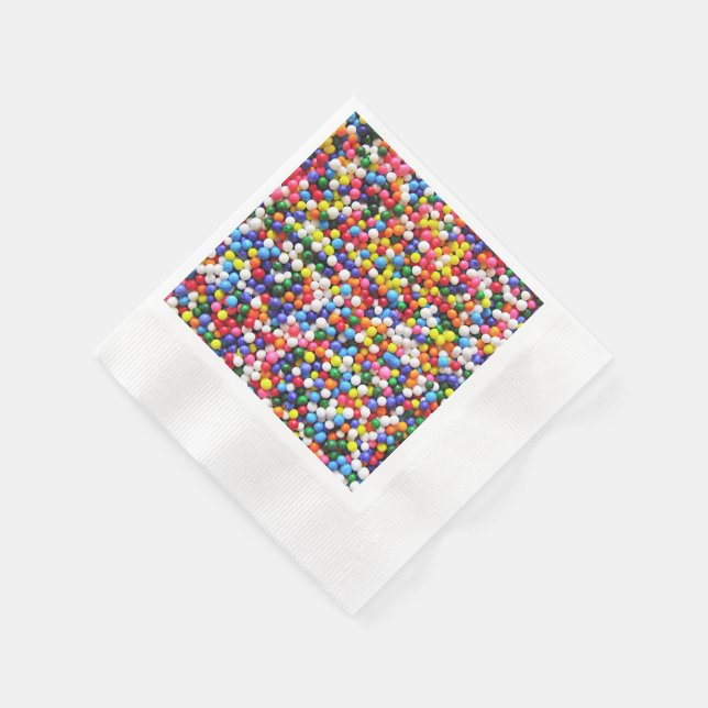 Servilleta De Papel Ropa de arcoiris (Borde)