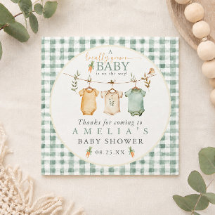 Servilleta De Papel Ropa de Bebé Local Creada para Baby Shower