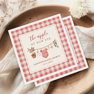 Servilleta De Papel Ropa de bebé Otoño Manzana Colada para Baby Shower