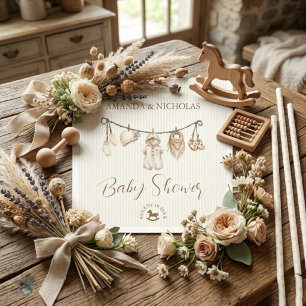 Servilleta De Papel Ropa de bebé Percha Neutral Cumpleaños de bebé Ray