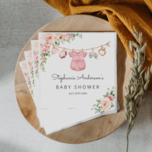 Servilleta De Papel Ropa de bebé Ropa Baby Shower Ropa personalizada
