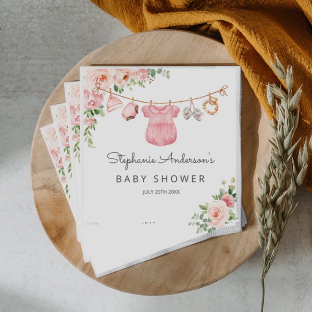Servilleta De Papel Ropa de bebé Ropa Baby Shower Ropa personalizada (Subido por el creador)