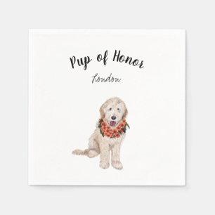 Servilleta De Papel Ropa de cócteles para perros Golden Doodle