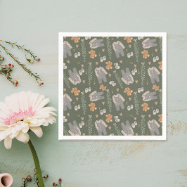 Servilleta De Papel Ropa de género neutra lindo boho baño de bebé