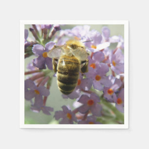 Servilleta De Papel Ropa de las flores de abeja y de buda