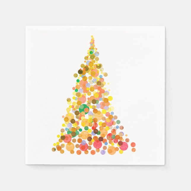 Servilleta De Papel Ropa de papel de cóctel estándar blanco (Anverso)