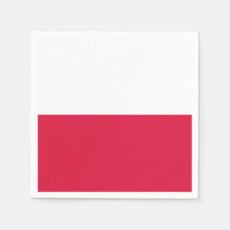 Servilleta De Papel Ropa de papel de la bandera de Polonia