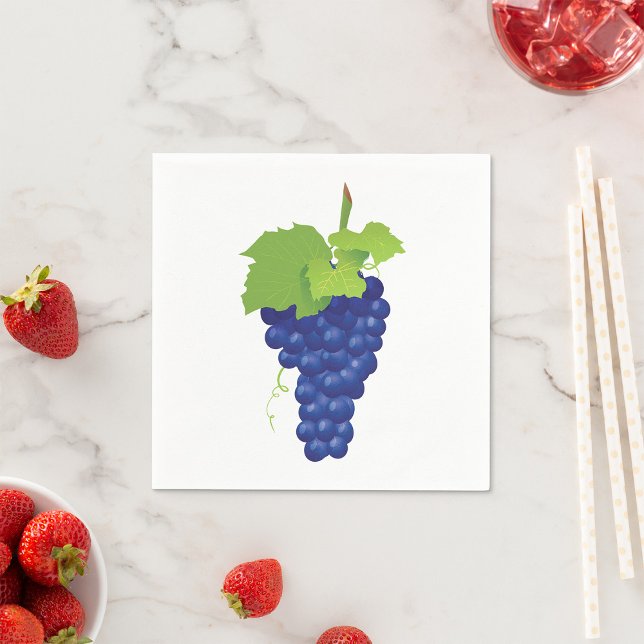 Servilleta De Papel Ropa de papel de uvas (Subido por el creador)