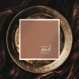 Servilleta De Papel Ropa de papel elegante y minimalista simple