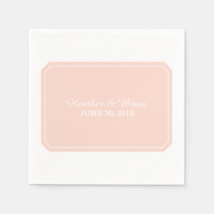 Servilleta De Papel Ropa de papel simplemente elegante de Coral