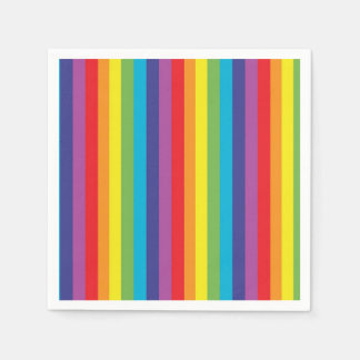 Servilleta De Papel Ropa de rayas arcoiris