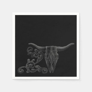 Servilleta De Papel Ropa 'Longhorn Scroll'