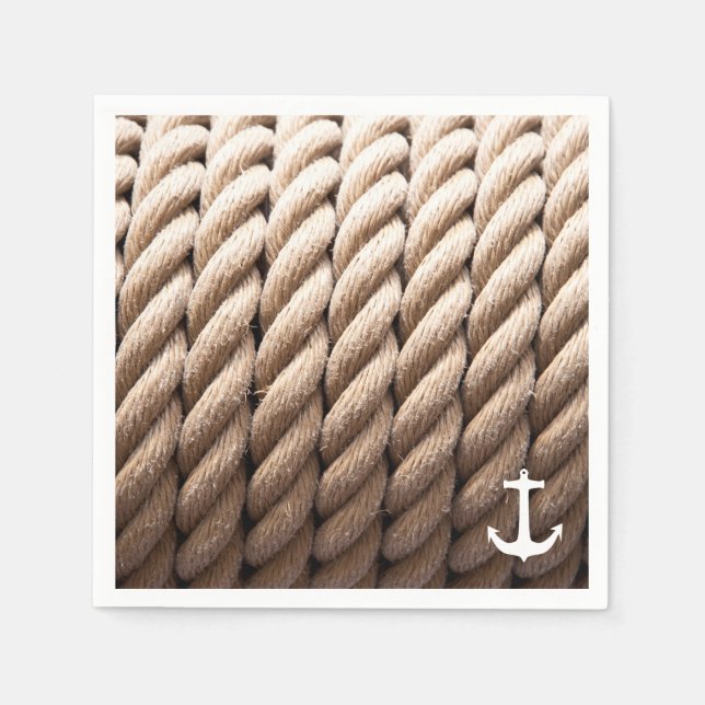 Servilleta De Papel Ropa Náutica - Napkins Anchor (Anverso)