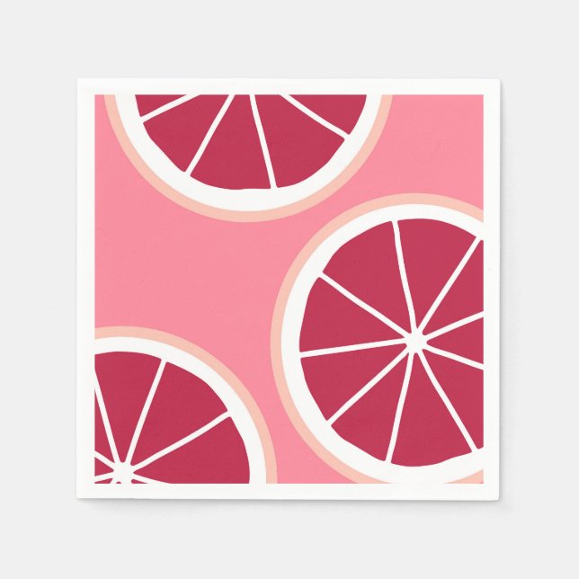 Servilleta De Papel Ropa rosa de pomelo (Anverso)