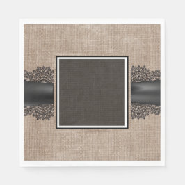 Servilleta De Papel Ropa y encaje