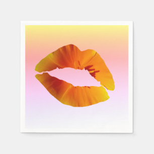 Servilleta De Papel Ropas de papel de cola de cola roja