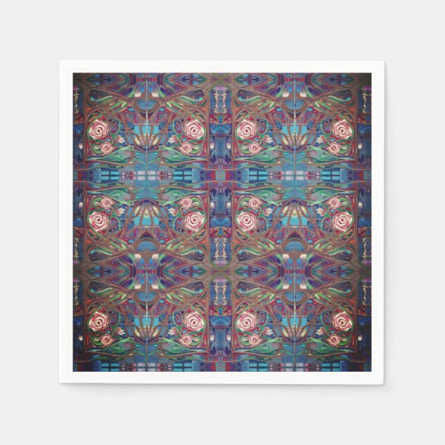 Servilleta De Papel Rosa (Anverso)