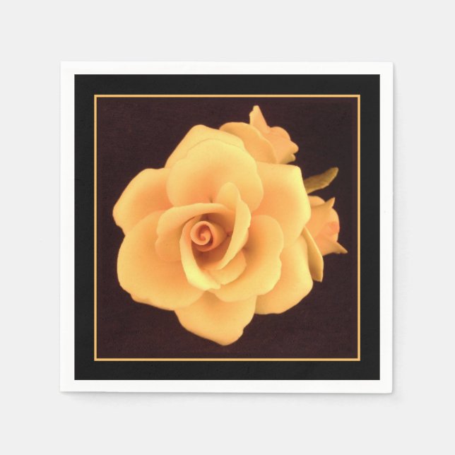 Servilleta De Papel Rosa Amarilla, Foto de 2004. (Anverso)