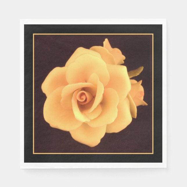 Servilleta De Papel Rosa Amarilla, Foto de 2004. (Anverso)