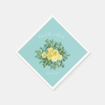 Rosa Amarilla Vintage Boda hermoso