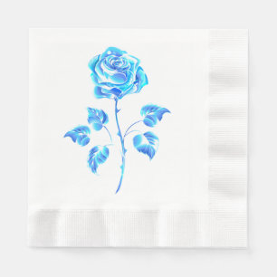 Servilleta De Papel Rosa Azul Ardiente