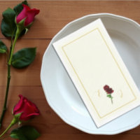 Rosa Boda de Ivory Gold Napkins