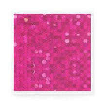 Rosa Caliente con Lentejuelas