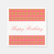 Rosa De Coral Y Verde Lime