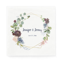 Rosa de oro de la Marina Borgoña Boda de guirnalda