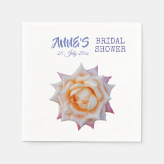 Servilleta De Papel Rosa Flor Magic Bridal Shower