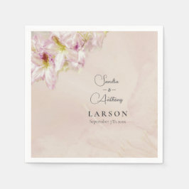 Servilleta De Papel Rosa Gold Azalea Boda
