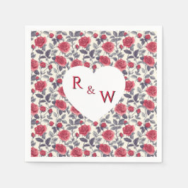 Servilleta De Papel Rosa lindo Boda Napkin