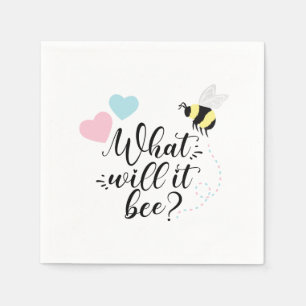 Servilleta De Papel Rosa o azul ¿Qué será la revelación de género?