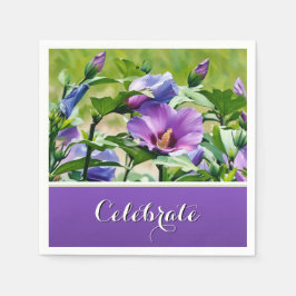 Servilleta De Papel Rosa púrpura de Sharon - Celebren