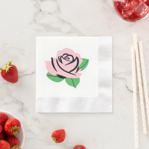 Servilleta De Papel Rosa Rosa