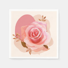 Servilleta De Papel Rosa único rosado polvoriento