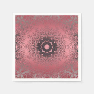 Servilleta De Papel rosa y gris