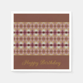 Servilleta De Papel Rosa Y Oro