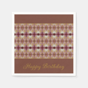 Servilleta De Papel Rosa Y Oro