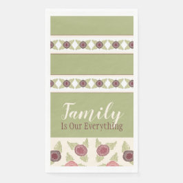 Servilleta De Papel Rosa Y Pluma Suaves