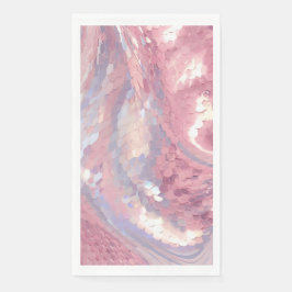 Servilleta De Papel Rosa y Purpura Iridescente con Lentejuelas