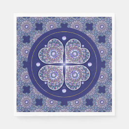 Servilleta De Papel Rosario azul