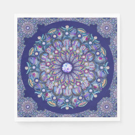 Servilleta De Papel Rosario azul